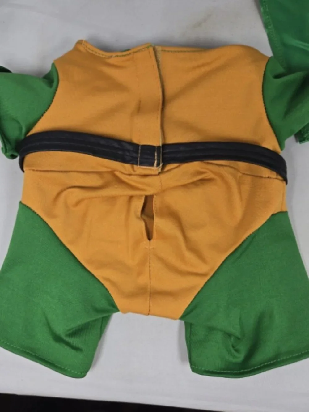 Build-A-Bear Dino Superhero Costume Green Yellow Cape Outfit BAB Retired Clothes